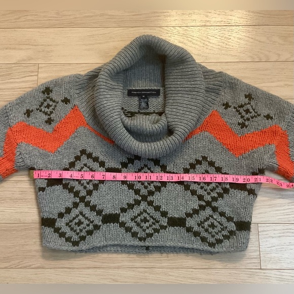 French Connection Crop Turtleneck Sweater - Picture 5 of 7